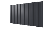 Профнастил С20B 1150/1100x0,7 мм, 7024 графитовый серый глянцевый