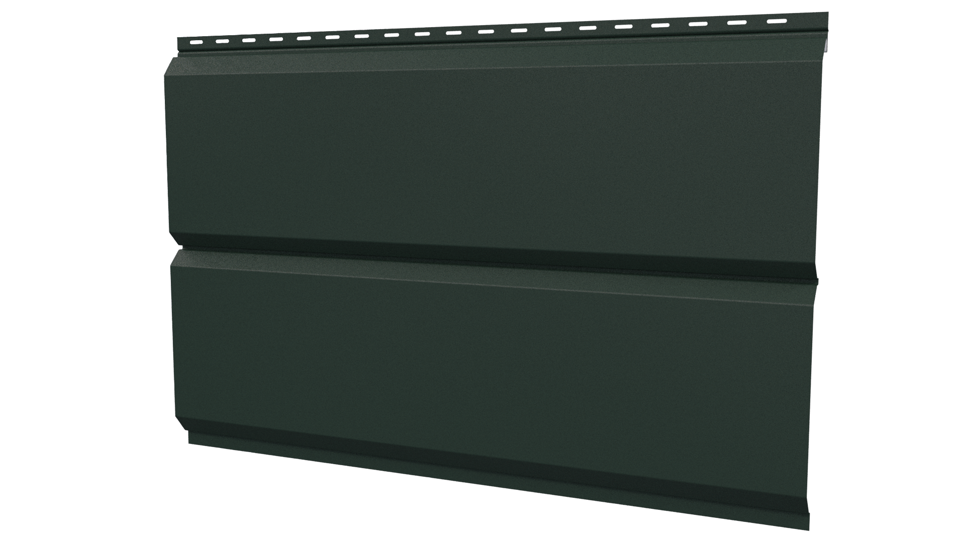 Л-брус 264/240x0,5 мм, 6009 пихтовый зеленый матовый