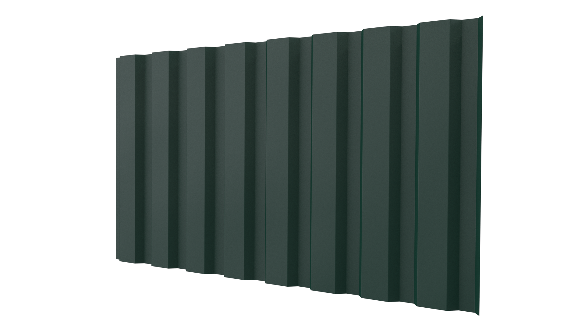 Профнастил С20A 1150/1100x0,5 мм, 6005 зеленый мох матовый