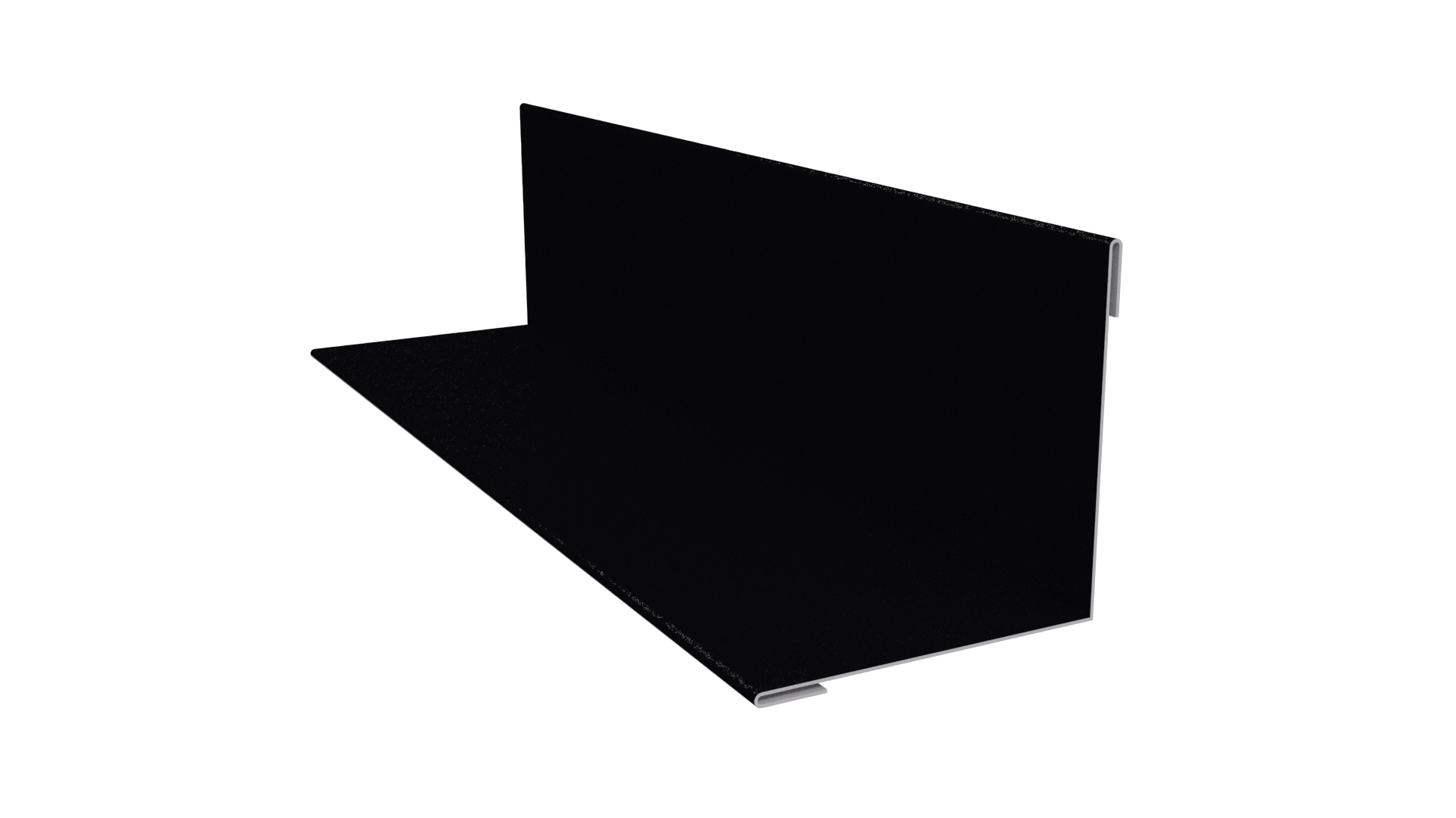 Угол внутренний 50x50x2000 мм, 9005 черный янтарь глянцевый
