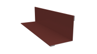 Угол внутренний 50x50x2000 мм, 3009 оксид красный глянцевый