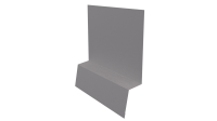 Планка стартовая фальц 135x30x55 мм, цинк