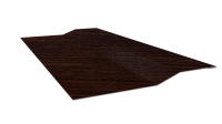 Планка крепёжная фальц 50x17x41 мм, Antique wood
