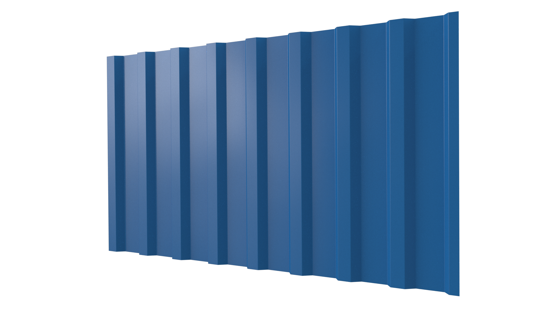 Профнастил С20B 1150/1100x0,4 мм, 5015 небесно-синий глянцевый