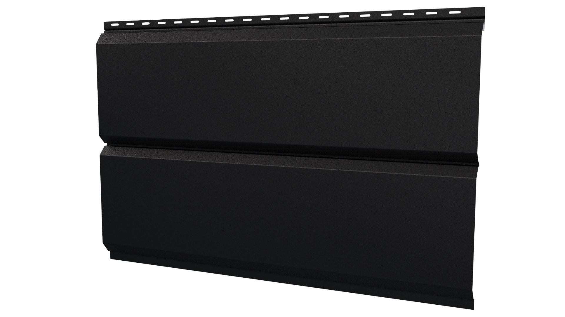 Л-брус 264/240x0,5 мм, 9005 черный янтарь стальной бархат