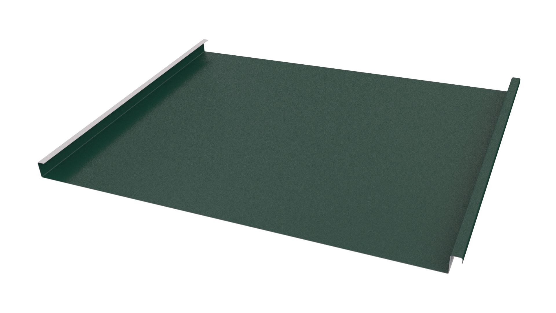 Фальцевая кровля 562/550x0,45 мм, 6005 зеленый мох матовый