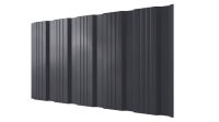 Профнастил К20 1185/1120x0,5 мм, 7024 графитовый серый PUR Pruf