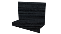 Примывание боковое фальц 25x65x130 мм, Морион 3D
