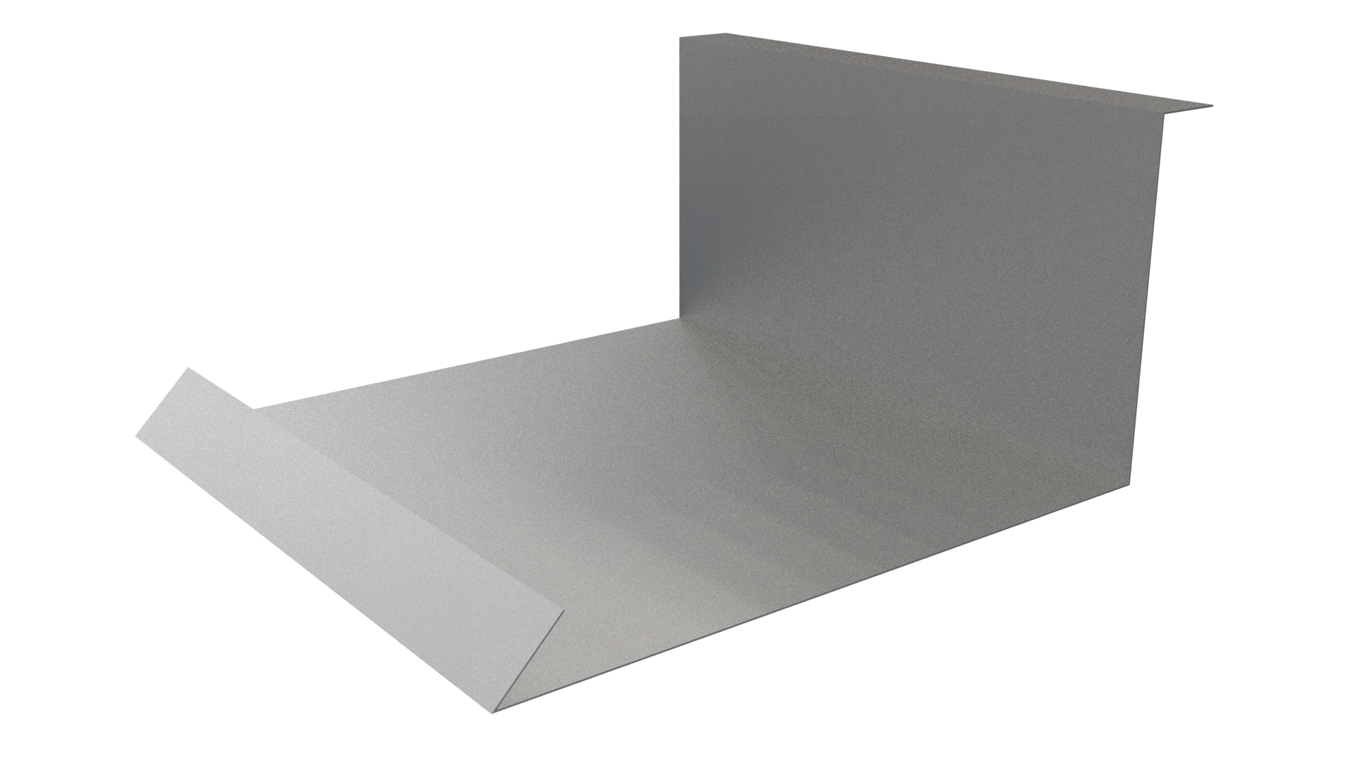 Планка примыкания нижняя 100x200x2000 мм, цинк
