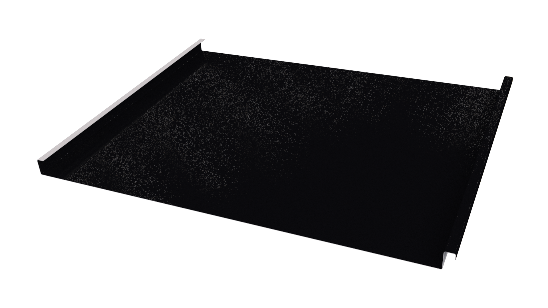 Фальцевая кровля 562/550x0,7 мм, 9005 черный янтарь глянцевый
