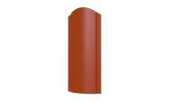 Штакетник Европланка 126x0,4 мм, 2004 оранжевый глянцевый