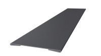 Крепежная планка 10x40x10 мм, 7024 графитовый серый матовый