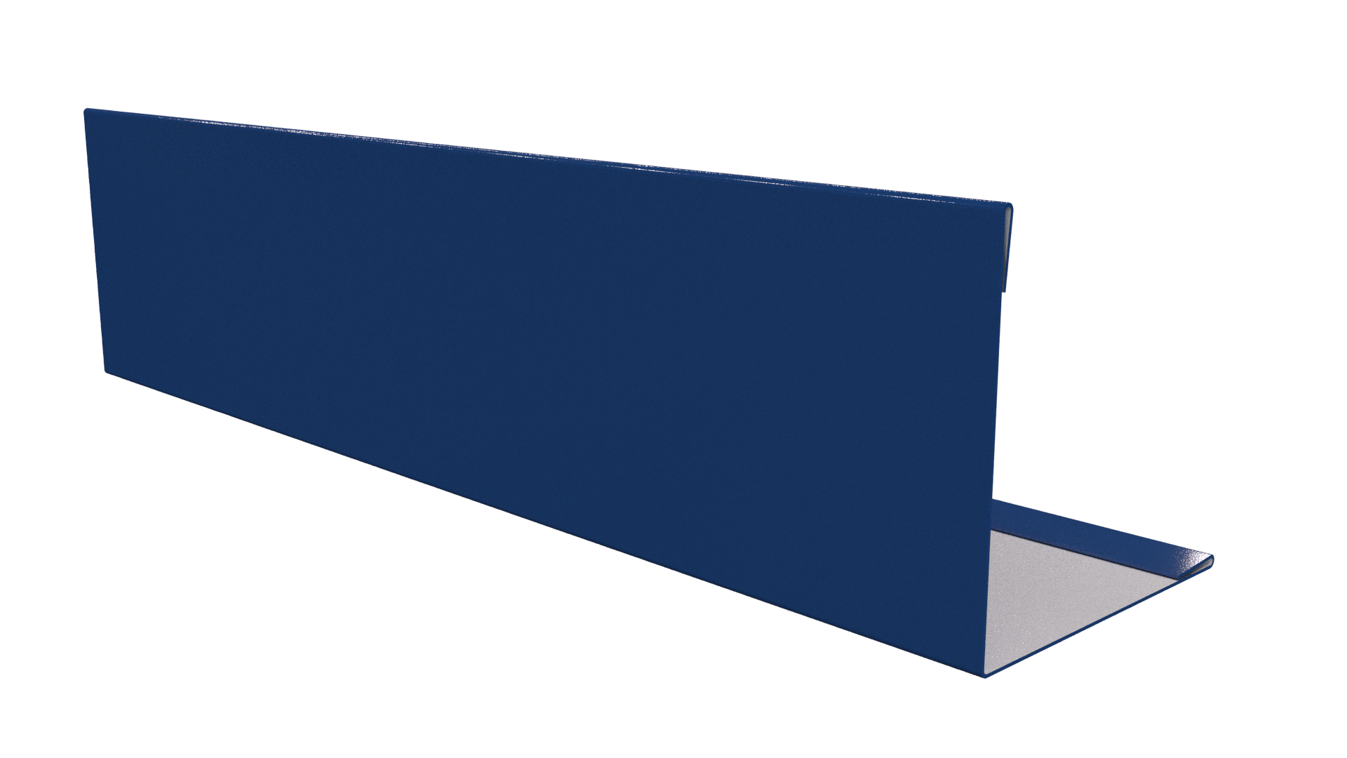 Планка завершающая 10x50x50x10 мм, 5005 сигнальный синий глянцевый