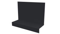 Примывание боковое фальц 25x65x130 мм, 7024 графитовый серый глянцевый