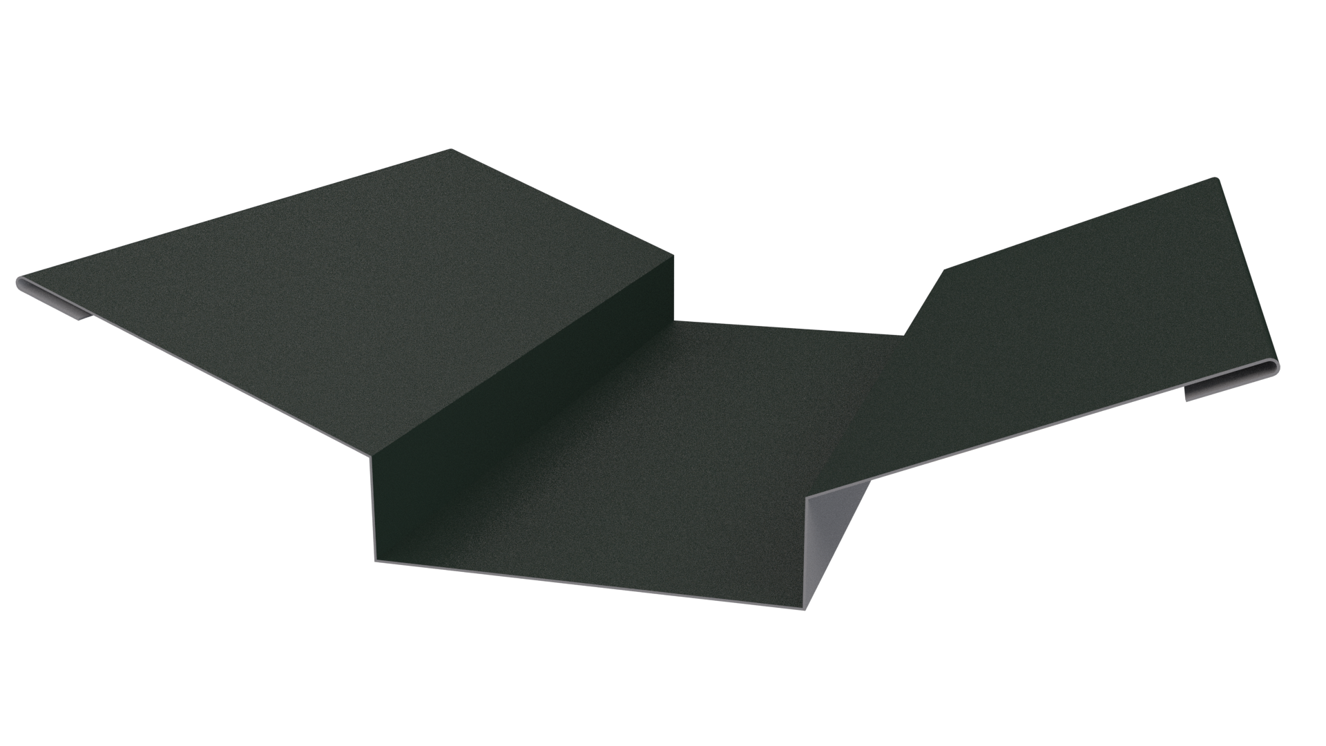 Планка ендовы верхняя 76x76x2000 мм, 6009 пихтовый зеленый матовый