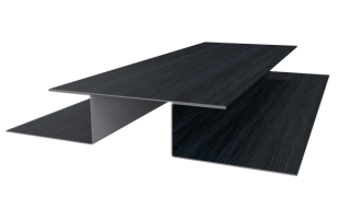 Планка стыковочная сложная 75x2000 мм, Морион 3D
