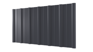 Профнастил НС16 1150/1100x0,5 мм, 7024 графитовый серый PUR Pruf