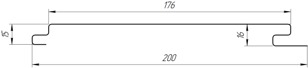 Лайн Про Плоскость 200/176x0,45 мм, 6019 бело-зеленый глянцевый