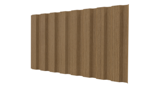 Профнастил С20B 1150/1100x0,45 мм, Орех 3D