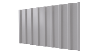 Профнастил С20B 1150/1100x0,5 мм, 7047 телегрей 4 глянцевый