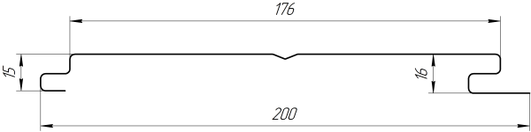 Лайн Про Полоса 200/176x0,5 мм, 8017 шоколадно-коричневый стальной бархат