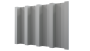 Профнастил Н60 902/845x0,9 мм, цинк