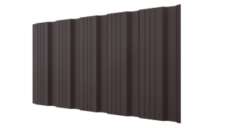 Профнастил К20 1195/1130x0,5 мм, 8017 шоколадно-коричневый матовый