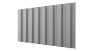 Профнастил С20A 1150/1100x0,5 мм, цинк