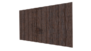 Профнастил С8 1200/1150x0,45 мм, Морёный дуб 3D