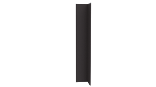 Планка угла внутреннего 30x30x2000 мм, 8019 серо-коричневый глянцевый