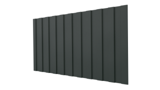 Профнастил С8 1200/1150x0,45 мм, 6009 пихтовый зелёный матовый