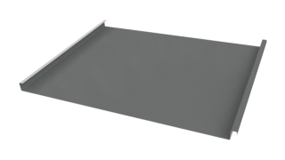 Фальцевая кровля 562/550x0,65 мм, 7005 мышино-серый глянцевый