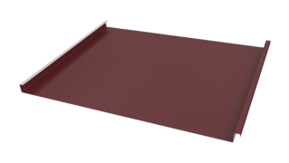 Фальцевая кровля 562/550x0,5 мм, 3005 винно-красный матовый