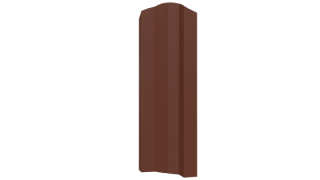 Штакетник М-образный Престиж 118x0,5 мм, 8004 медно-коричневый матовый