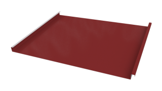 Фальцевая кровля 562/550x0,45 мм, 3011 коричнево-красный глянцевый
