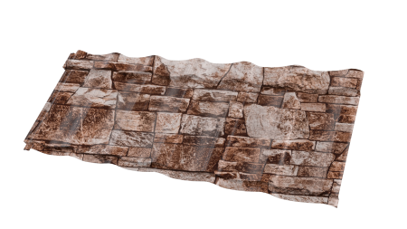 Профиль Феникс 1180/1100x0,45 мм, 8019 Дикий камень