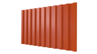 Профнастил С21 1051/1000x0,45 мм, 2004 оранжевый глянцевый