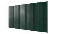 Профнастил К20 1185/1120x0,5 мм, 6005 зеленый мох глянцевый