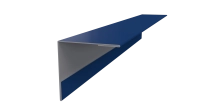 Планка угла наружного 30x30x2000 мм, 5005 сигнальный синий глянцевый