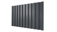 Профнастил С21 1051/1000x0,5 мм, 7011 железно-серый глянцевый