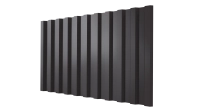 Профнастил С21 1051/1000x0,3 мм, 8019 серо-коричневый глянцевый