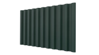 Профнастил С21 1051/1000x0,5 мм, 6005 зеленый мох матовый