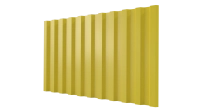Профнастил С21 1051/1000x0,4 мм, 1018 цинково-желтый глянцевый