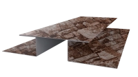 Планка стыковочная сложная 75x2000 мм, Дикий камень
