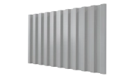 Профнастил С21 1051/1000x0,4 мм эконом, 7035 светло-серый глянцевый