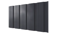 Профнастил К20 1185/1120x0,5 мм, 7024 графитовый серый глянцевый